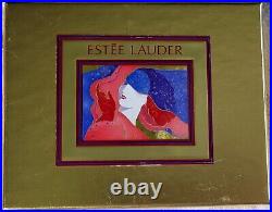 ESTEE LAUDER White Linen Solid Perfume Collectible Hinged Egg Compact NIB