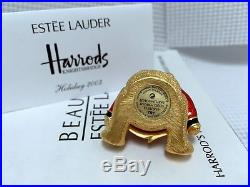 Estee Lauder 1/400 Harrods Bear William Solid Perfume Compact Christmas Gift