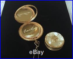 Estee Lauder 1965 Regent Monogram Solid Perfume & Powder Compact Ultra Rare