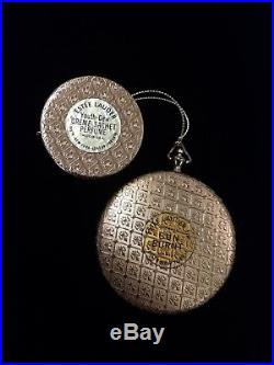 Estee Lauder 1965 Regent Monogram Solid Perfume & Powder Compact Ultra Rare