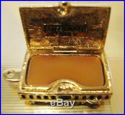 Estee Lauder 2 Pc. LOCOMOTIVE Solid Perfume Compact (Beautiful) MIBB with Label