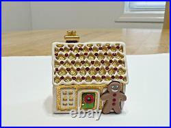 Estee Lauder 2000 Gingerbread House Solid Perfume Compact Pleasures