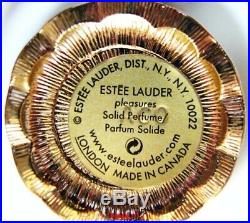 Estee Lauder 2001 BIRDBATH Solid Perfume Compact Mint in Both Boxes