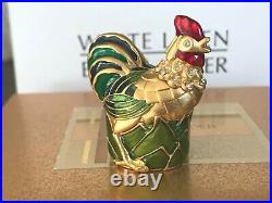 Estee Lauder 2001 Rooster Perfume Compact Mibb White Linen Solid Perfume