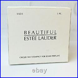 Estee Lauder 2001 Solid Perfume Compact Circus Tent MIBB Beautiful