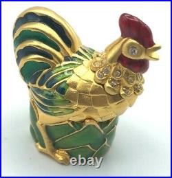 Estee Lauder 2001 White Linen Perfume Rooster Compact for Solid Perfume