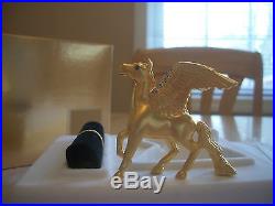 Estee Lauder 2002 PERFUME COMPACT PEGASUS MINT IN BOX INTUITION SOLID PERFUME