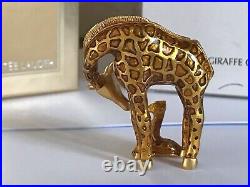 Estee Lauder 2002 Solid Perfume Compact Gilded Giraffe Mibb Full Youth Dew