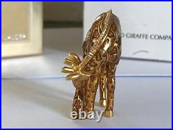 Estee Lauder 2002 Solid Perfume Compact Gilded Giraffe Mibb Full Youth Dew