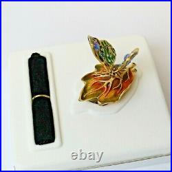 Estee Lauder 2003 Solid Perfume Compact Bejeweled Butterfly Strongwater MIBB