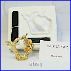 Estee Lauder 2003 Solid Perfume Compact Charming Monkey MIBB Beautiful