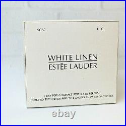 Estee Lauder 2003 Solid Perfume Compact Fiery Fox Strongwater MIBB White Linen