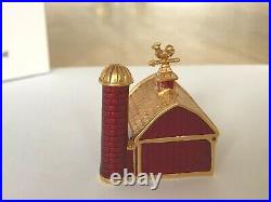 Estee Lauder 2004 Little Red Barn Solid Perfume Compact Mibb Pleasures