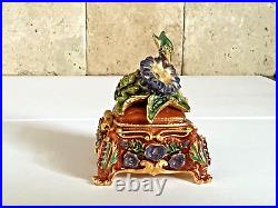 Estee Lauder 2004 Perfume Compact Bird In Bloom Jay Strongwater Empty