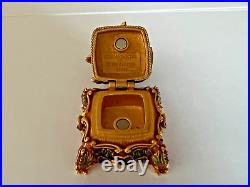 Estee Lauder 2004 Perfume Compact Bird In Bloom Jay Strongwater Empty