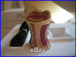 Estee Lauder 2004 Solid Perfume Compact Bustier Bust Mib Full Sparkly Gorgeous