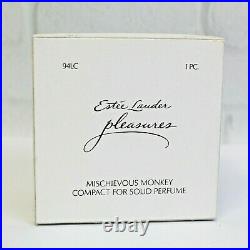 Estee Lauder 2004 Solid Perfume Compact Mischievous Monkey Lieber MIBB Pleasures
