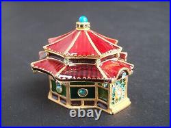 Estee Lauder 2005 Beyond Paradise Enchanting Pagoda Solid Perfume Compact Box