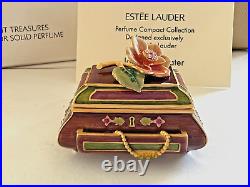 Estee Lauder 2005 Intuition Solid Perfume Compact Fragrant Treasures Mibb Signed