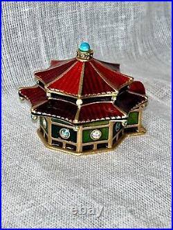 Estee Lauder 2005 Solid perfume compact ENCHANTING PAGODA JAY STRONGWATER