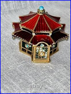 Estee Lauder 2005 Solid perfume compact ENCHANTING PAGODA JAY STRONGWATER