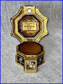 Estee Lauder 2005 Solid perfume compact ENCHANTING PAGODA JAY STRONGWATER