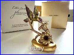 Estee Lauder 2006 Full Mibb Solid Perfume Compact Fluttering Hummingbird