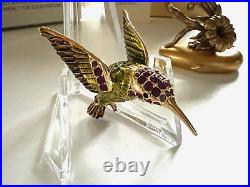 Estee Lauder 2006 Full Mibb Solid Perfume Compact Fluttering Hummingbird