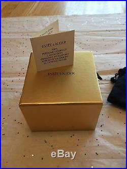 Estee Lauder 2006 Solid perfume compact MIB Rare PRECIOUS BIRDS JAY STRONGWATER