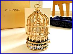 Estee Lauder 2007 Gilded Bird Cage Solid Perfume Compact Beyond Paradise