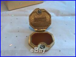 Estee Lauder 2007 Solid Perfume Compact Flower Cameo Mib Youth Dew