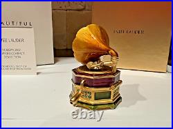 Estee Lauder 2007 Solid Perfume Compact Glorious Gramophone Jay Strongwater Mibb