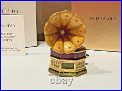 Estee Lauder 2007 Solid Perfume Compact Glorious Gramophone Jay Strongwater Mibb