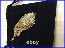 Estee Lauder 2007solid Perfume Compact Flutterring Feather