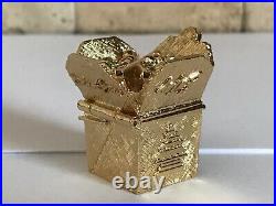 Estee Lauder 2009 Full Solid Perfume Compact Glimmering Take Out Pleasures Mib