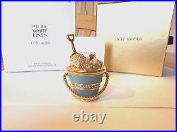 Estee Lauder 2009 Solid Perfume Compact Beach Treasures Pure White Linen