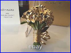 Estee Lauder 2009 Solid Perfume Compact Romantic Bouquet Mib Full Beautiful