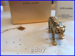 Estee Lauder 2009 Solid Perfume Compact Year Of The Tiger Mib Beautiful