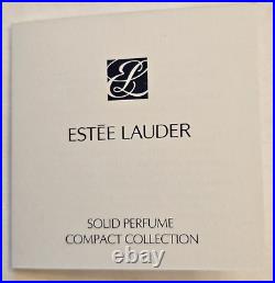 Estee Lauder 2010 Golden Bird Pleasures Solid Perfume Compact NOS Original Box