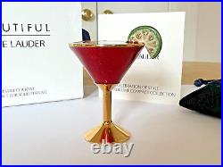 Estee Lauder 2014 Full Mib Solid Perfume Compact Festive Cocktail Beautiful