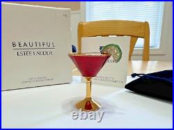 Estee Lauder 2014 Full Mib Solid Perfume Compact Festive Cocktail Beautiful