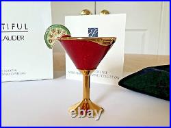 Estee Lauder 2014 Full Mib Solid Perfume Compact Festive Cocktail Beautiful