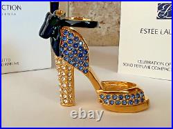 Estee Lauder 2014 Perfume Compact Full Sparkling Stiletto Mint Box Gardenia