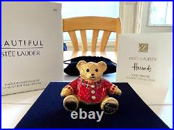 Estee Lauder 2014 Solid Perfume Compact Harrods Christmas Bear Mint In Box