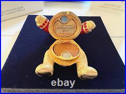 Estee Lauder 2014 Solid Perfume Compact Harrods Christmas Bear Mint In Box