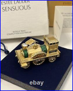 Estee Lauder'Antique Train' Solid Perfume Compact