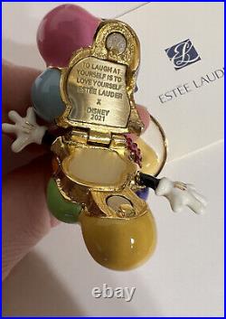 Estee Lauder BALLOON DISNEY Magic MICKEY Solid Perfume Compact BEAUTIFUL BELLE