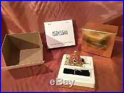 Estee Lauder BEAUTIFUL CINDERLLA'S COACH Solid Perfume Compact with Pouch & Box