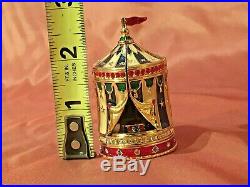 Estee Lauder BEAUTIFUL CIRCUS TENT Solid Perfume Compact with Pouch & Box