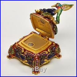 Estee Lauder BIRD IN BLOOM Compact for Solid Perfume 2004 Jay Strongwater